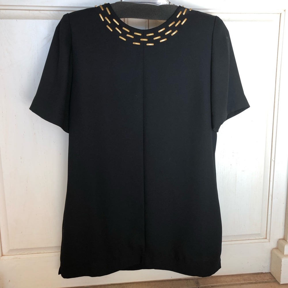 2 PIECE EVENING WEAR BLACK LIZ CLAIBORNE SZ 10 P
